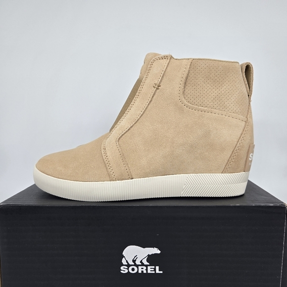 New Sorel Out N About™ Pull-On Wedge Boots Women's Shoes Size 9.5 - Picture 1 of 8